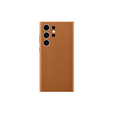 

Samsung Galaxy S23 Ultra Kožený zadní kryt Camel