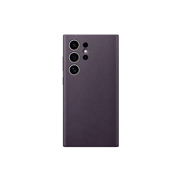 

Samsung Galaxy S24 Ultra Zadní kryt z veganské kůže Dark Violet