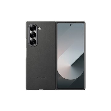 

Samsung Galaxy Z Fold6 Ochranný kryt z veganské kůže Gray