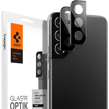 

Spigen Glas.tR Optik Black 2 Pack Samsung Galaxy S22/S22+ 5G