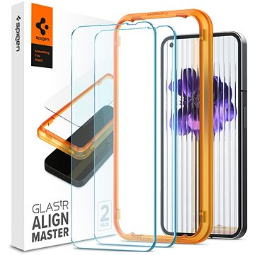 

Spigen Glass AlignMaster 2 Pack Clear Nothing Phone (1)
