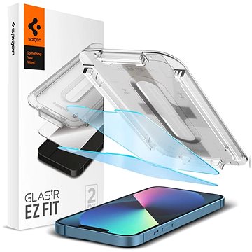 

Spigen Glass tR EZ Fit Transparency Sensor Open 2 Pack iPhone 14/13 Pro/13/16e