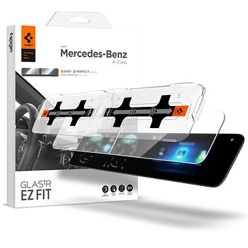 

Spigen Mercedes Benz Glass tR EZ Fit Anti Glare Screen Protector 2 Pack A-Class 2021/2020