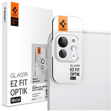 

Spigen Glass tR EZ Fit Optik Metal 1 Pack Silver iPad Pro 13" 2024 / iPad Pro 11" 2024