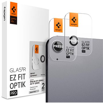 

Spigen Glass tR EZ Fit Optik Pro 2 Pack Space Gray iPad Air 11"/13" 2024/2025