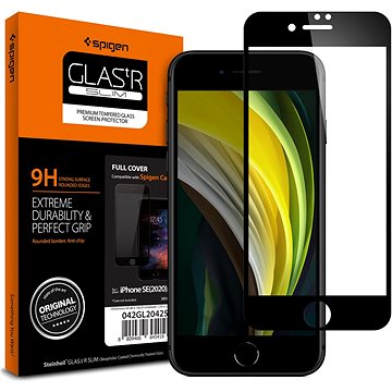 Spigen Glass FC HD Black iPhone SE 2020/8/7