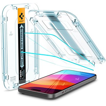

Spigen Glass tR EZ Fit 2 Pack Transparency iPhone 16 Plus/15 Plus