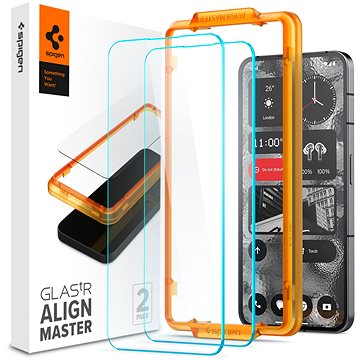 

Spigen Glass tR AlignMaster 2 Pack Nothing Phone (2)