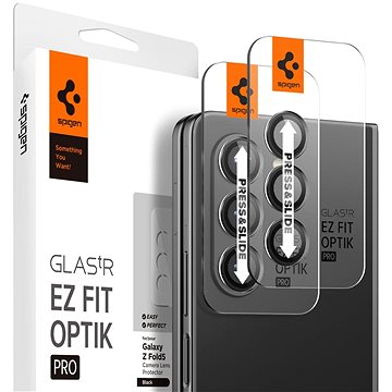 

Spigen Glass tR EZ Fit Optik Pro 2 Pack Black Samsung Galaxy Z Fold5