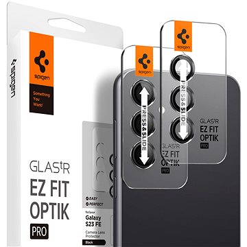

Spigen Glass tR EZ Fit Optik Pro Black 2 Pack Samsung Galaxy S23 FE