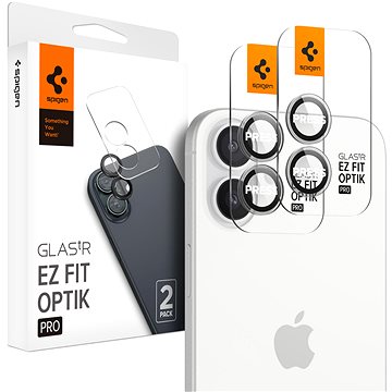 

Spigen Glass tR EZ Fit Optik Pro 2 Pack crystal clear iPhone 16/16 Plus