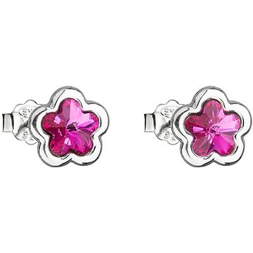 

EVOLUTION GROUP 31255.3 fuchsia kytička puzeta motýlek dekorovaná krystaly Swarovski® (Ag 925/1000,