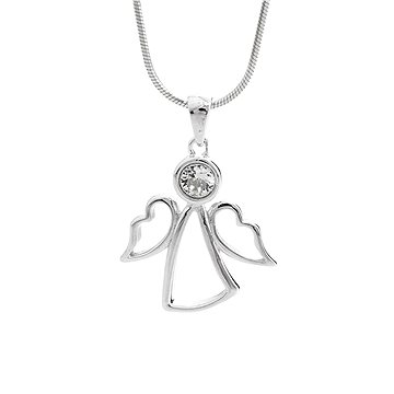 

JSB Bijoux Stříbrný Anděl s křišťálovými kameny Swarovski® 92300317cr (Ag 925/1000, 1,97g)