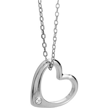 

JSB Bijoux Srdce s šatonem Swarovski Crystals 92300371cr (Ag925/1000, 2,23g)