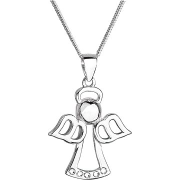 

EVOLUTION GROUP 32076.1 anděl dekorovaný krystaly Swarovski (Ag925/1000, 0,4 g)