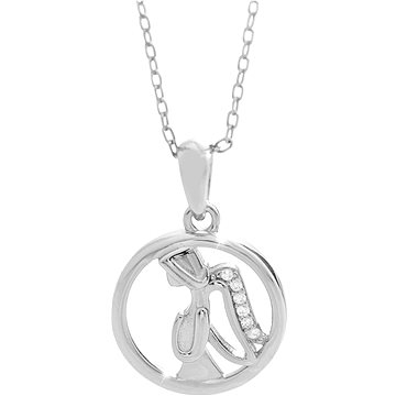 

JSB Bijoux Anděl v kruhu s kubickými zirkony 92300436cr (Ag925/1000, 2,5 g)