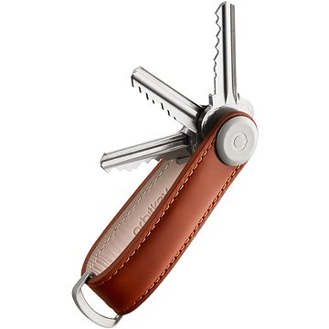 

ORBITKEY Key Organizer Leather 2.0 - Cognac & Tan Stitching