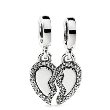 

PANDORA Rozdělitelné srdce pro přátele 792743C01 (Ag 925/1000, 1,48 g)