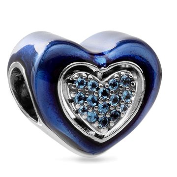 

PANDORA Otočné modré srdce 792750C01 (Ag 925/1000, 2,88 g)