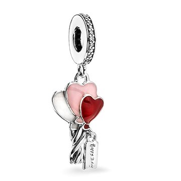 

PANDORA Balónky srdce 798076CZ (Ag 925/1000, 2,7 g)