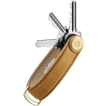 

ORBITKEY Key Organiser 2.0 Waxed Canvas - Golden Sand