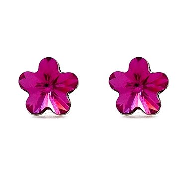 

VICTORIA CRUZ Fantasy Náušnice Little Flowers Fuchsia krystal (Ag 925/1000, 1,043 g)