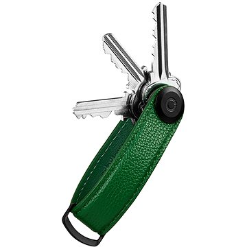ORBITKEY Key Organiser 2.0 Pebbled Leather - Emerald