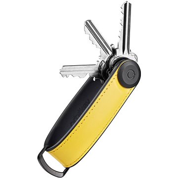

ORBITKEY Key Organizer Leather 2.0 - Solar Yellow