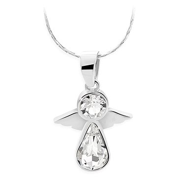 

JSB Bijoux Anděl s křišťálovými kameny Swarovski® (bílý)