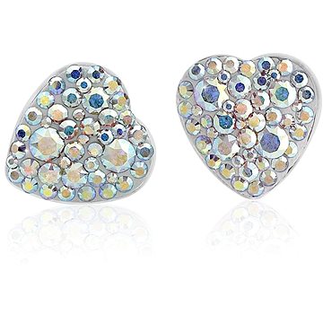 

JSB Bijoux Srdíčka s křišťálovými kameny Swarovski® (mix barev)