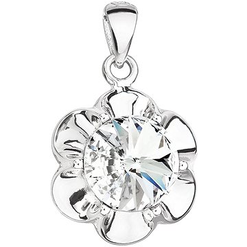 

EVOLUTION GROUP 34230.1 kytička dekorovaná krystaly Swarovski® (Ag925/1000, 1,7 g, bílá)