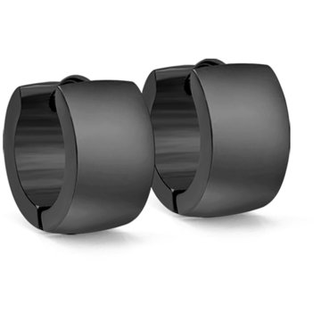 

STYLE4 Otevírací kroužky Alicia, černá ocel