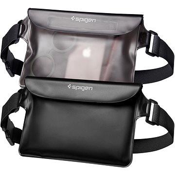 

Spigen Aqua Shield WaterProof Waist Bag A620 2 Pack Black + Transparent Black