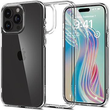 

Spigen Ultra Hybrid Crystal Clear iPhone 15 Pro Max