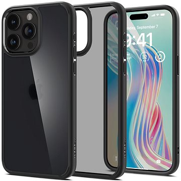 

Spigen Ultra Hybrid Frost Black iPhone 15 Pro Max