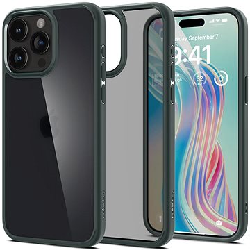 

Spigen Ultra Hybrid Frost Green iPhone 15 Pro Max