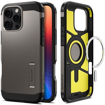 

Spigen Tough Armor MagSafe Gunmetal iPhone 16 Pro Max