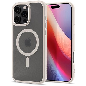 

Spigen Ultra Hybrid MagSafe Frost Natural Titanium iPhone 16 Pro