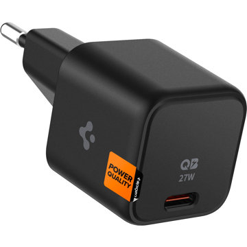 

Spigen ArcStation Wall Charger Black 1 Port/ USB-C PD 27W/PPS 25W