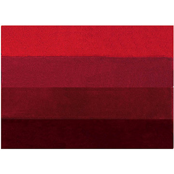

Spirella Koupelnová předložka Four 55 × 65 cm červená
