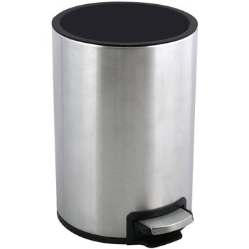 

Pedálový odpadkový koš Riku, kartáčovaná ocel, 5 l