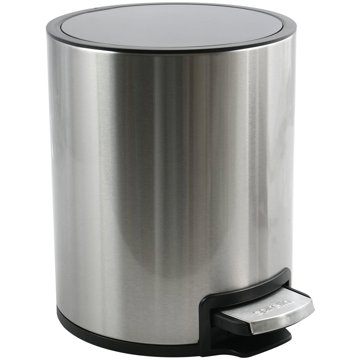 

Pedálový odpadkový koš Riku, kartáčovaná ocel, 3 l