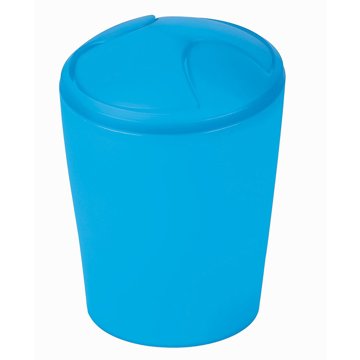 

Spirella výklopný odpadkový koš Move, modrý, plast, 2 l