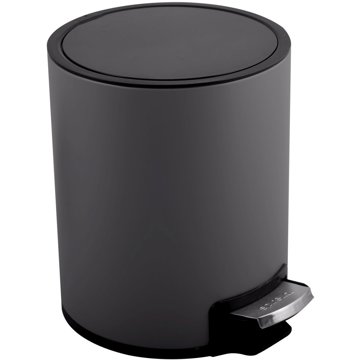 

Pedálový odpadkový koš Riku, matný šedý, ocel, 3 l