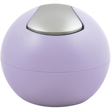 

Spirella mini výklopný odpadkový koš Bowl Matt, matný fialový, plast, 1 l