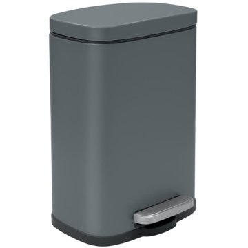 

Spirella pedálový odpadkový koš Akira, matný šedý, ocel, soft-close, 12 l