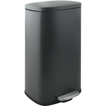 

Spirella pedálový odpadkový koš Akira, matný šedý, ocel, soft-close, 50 l