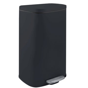 

Spirella pedálový odpadkový koš Akira, matný černý, ocel, soft-close, 50 l