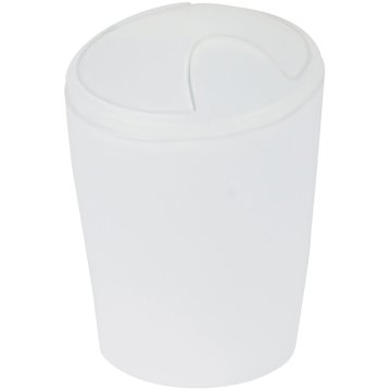 

Spirella výklopný odpadkový koš Move, ledově bílý, plast, 5 l