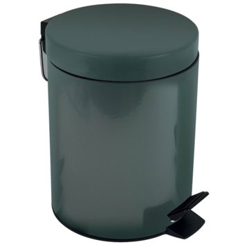 

Spirella pedálový odpadkový koš Sydney, tmavě zelený, ocel, 3 l